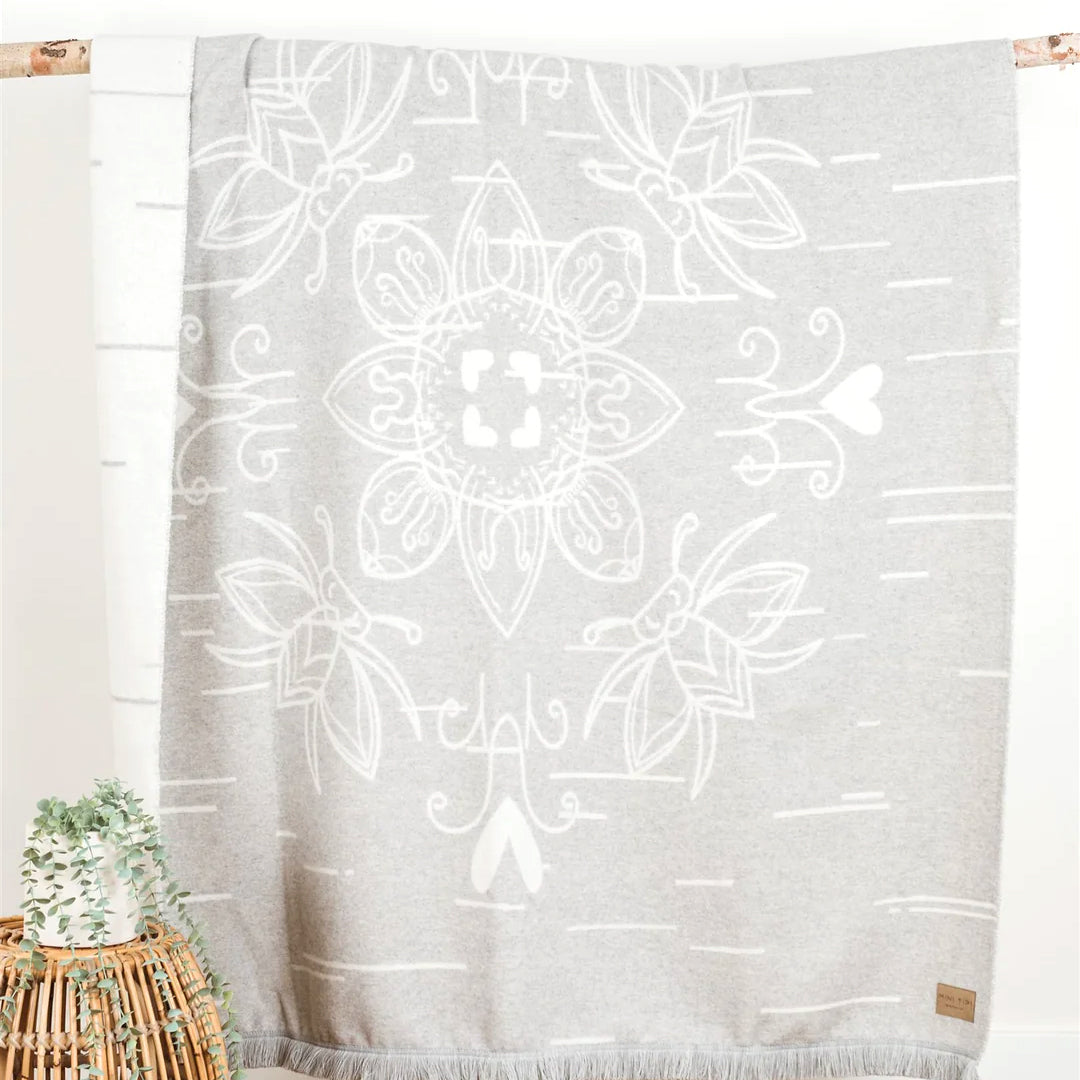 Birch Bark Reversible Eco Friendly Blanket | MiniTipi