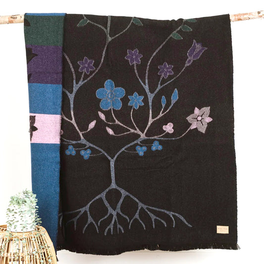 Wool Coloured Woodland Floral Panel | MiniTIpi