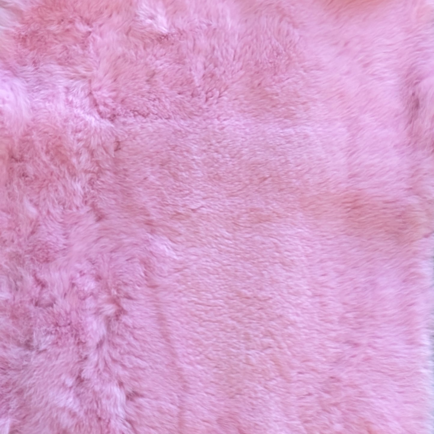 Bubblegum Pink Rabbit Fur