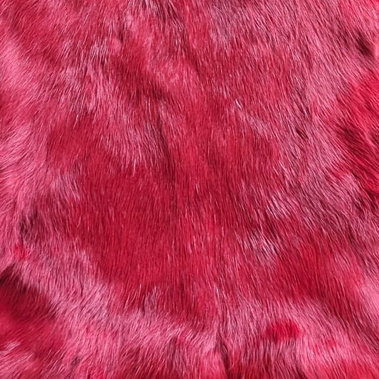 Burgundy Rabbit Furs