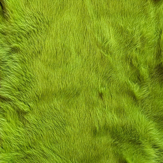 Lime Green Rabbit Furs