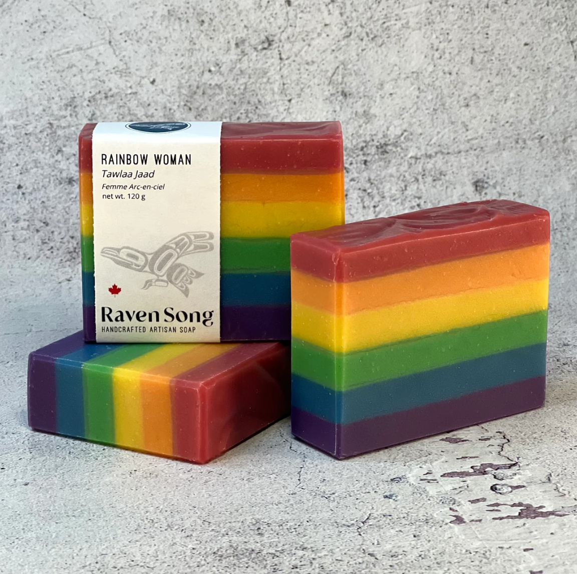 Rainbow Woman Artisan Soap | Raven Song