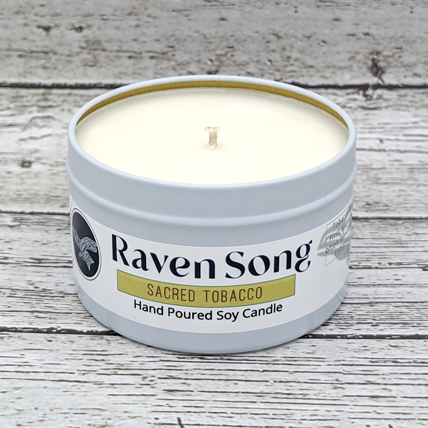 Sacred Tobacco Candle Tins | Raven Song