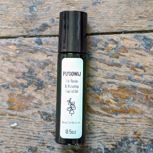 Pu'gowij Fir Resin/Rosehip Facial Oil Rollerball