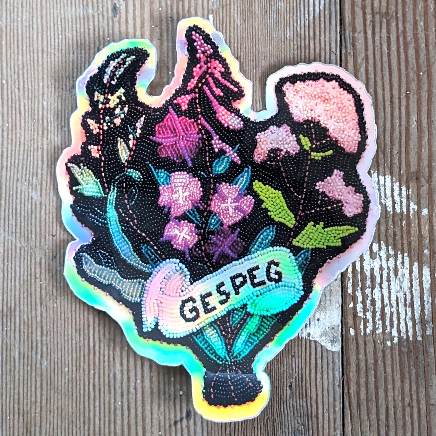 Gespeg Beaded Patch Stickers