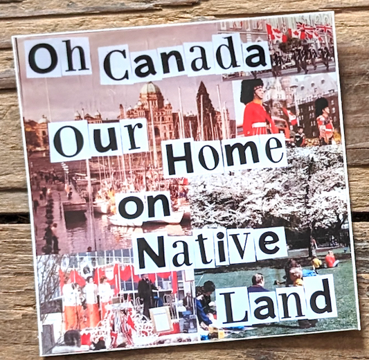 Oh Canada Collage Stickers