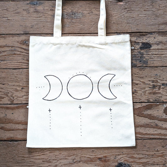 Moon Phases & Shooting Stars Tote