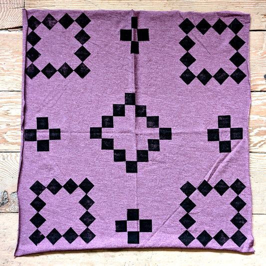 Geometric Printed Purple Bandanas