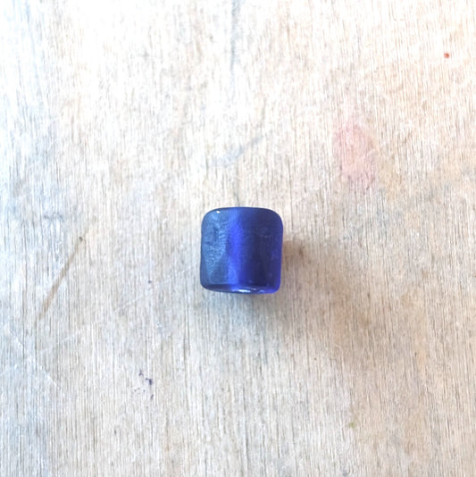 Matte Navy Glass Trade Beads